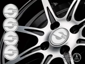 Sparco Style Emblèmes Roues Autocollants Silicone Bombés